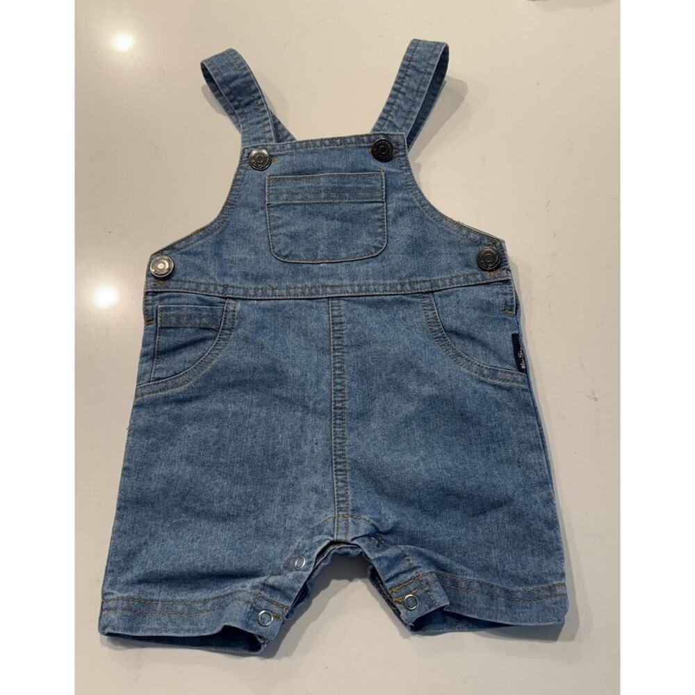 Ben Sherman Jean Overalls Baby Size‎ 12 Months Lightweight Denim